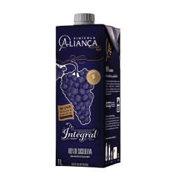 Suco de uva Integral Aliança Tinto Cartonado 1L