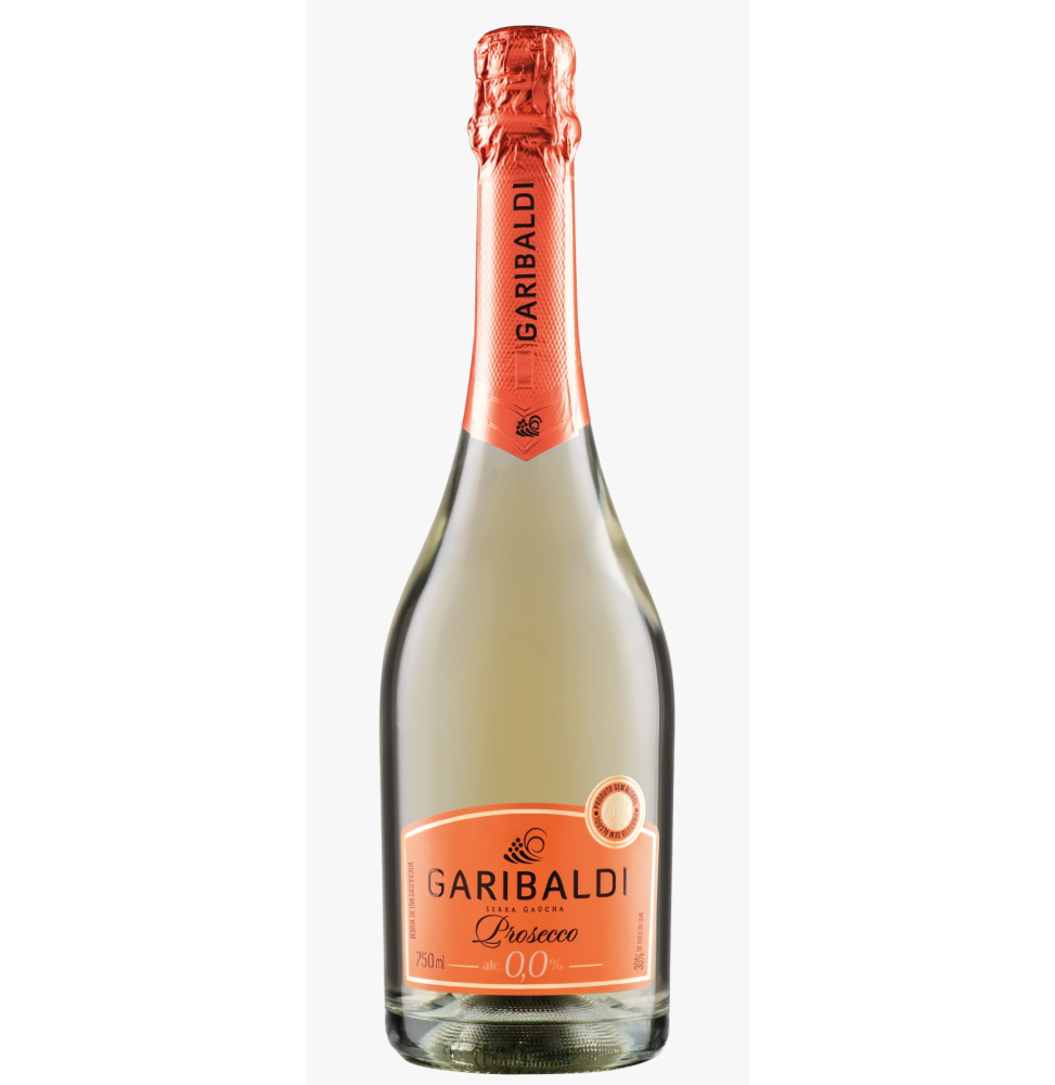 Espumante Garibaldi Prosecco Zero Alcool 750ml