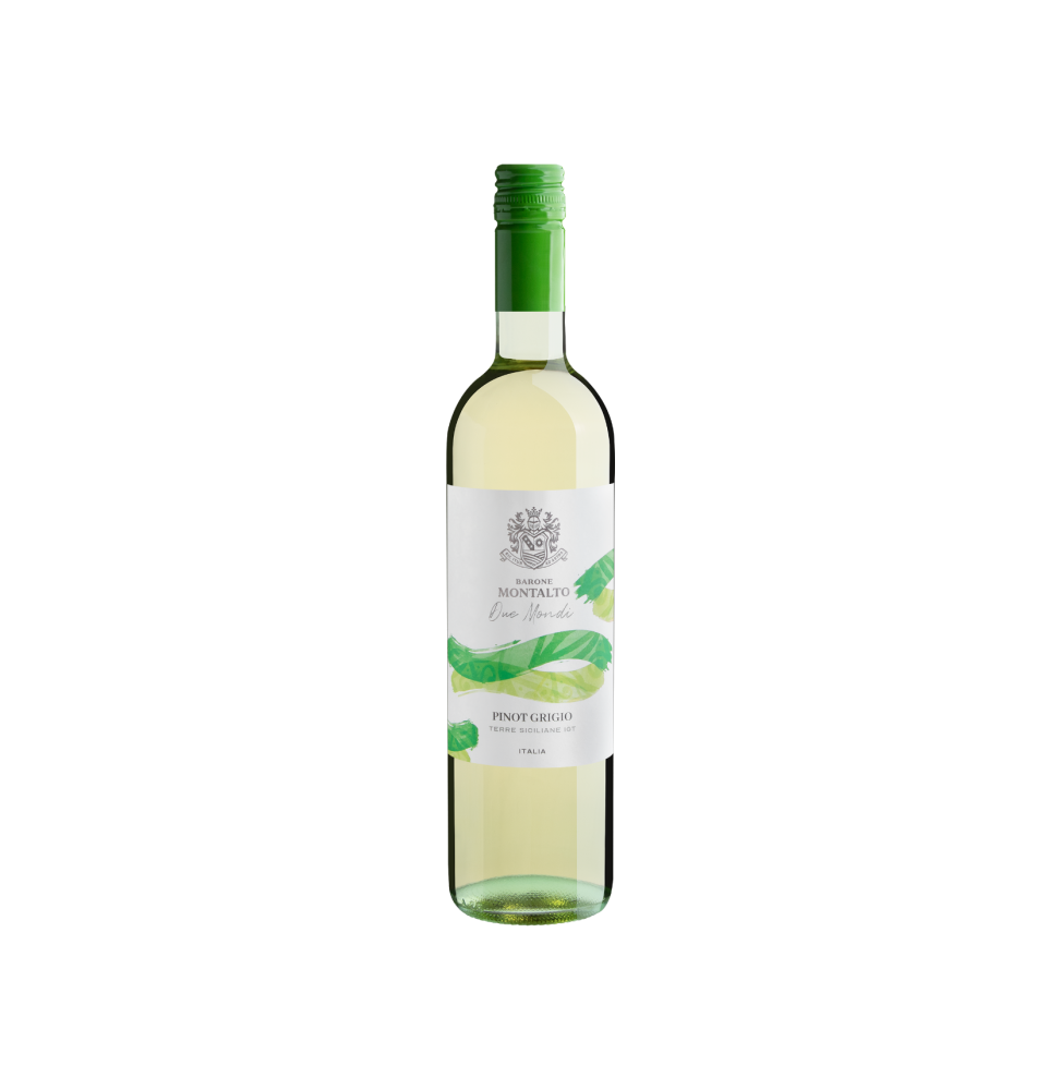 Vinho Barone Montalto Due Mondi Pinot Grigio Terre Siciliane IGT