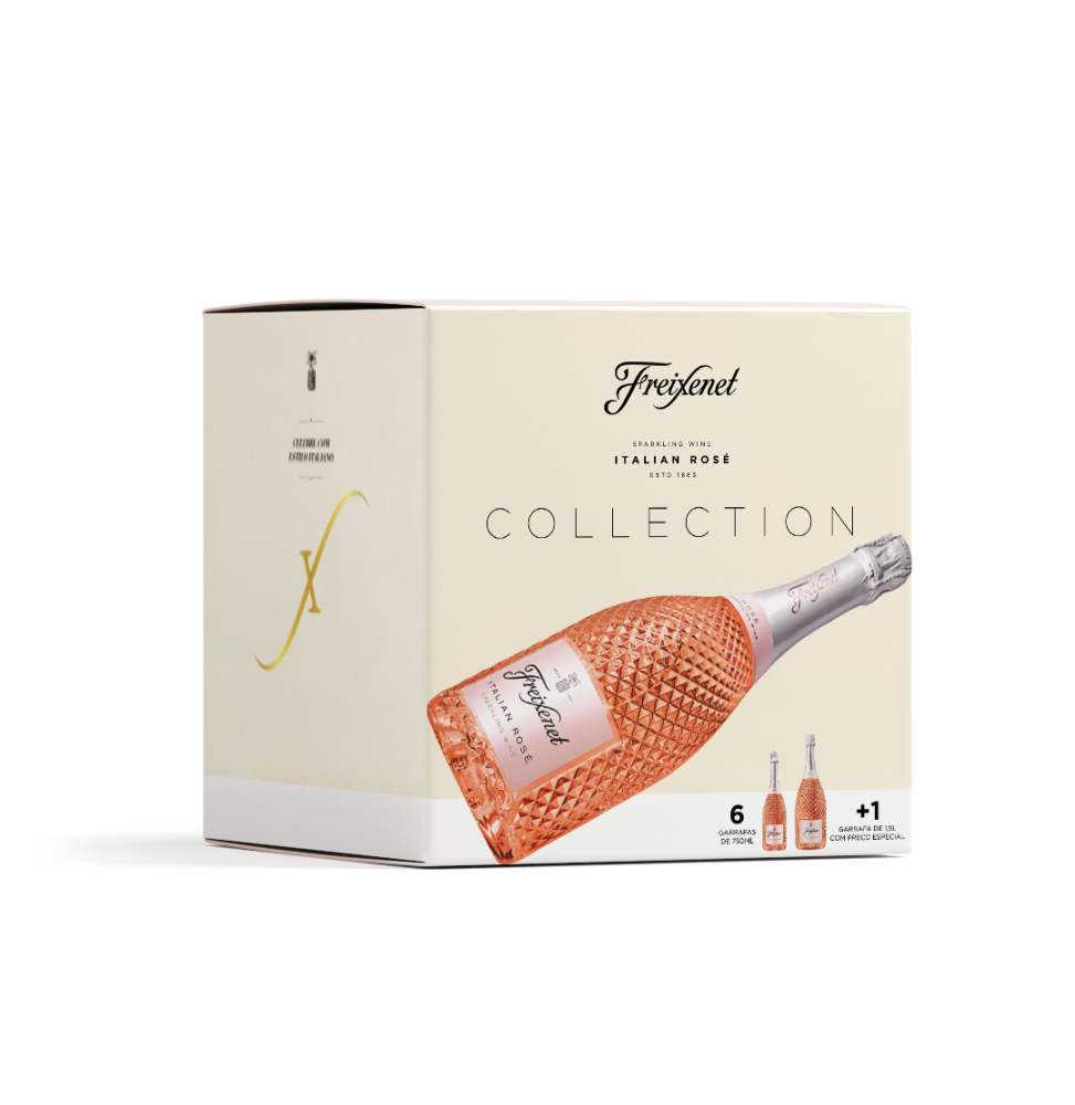 Kit Espumante Freixenet Collection Italian Rosé 6+1