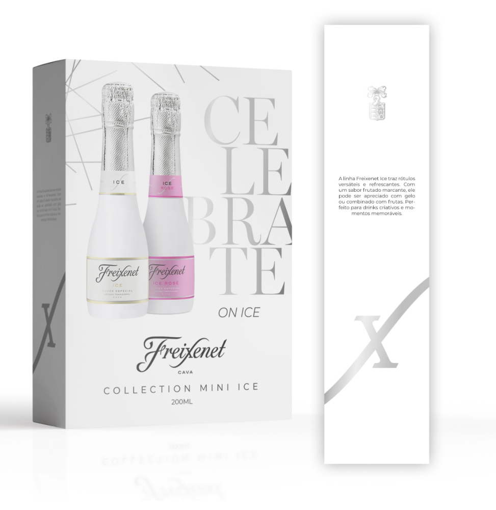 Kit Espumante Freixenet Duo Pack Ice Mini