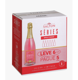 Compre 5 e Leve 6 Espumante Séries by Salton Brut Rosé 750ml