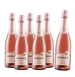 COMPRE 5 LEVE 6: Espumante Garibaldi Vero Brut Rosé 750ml