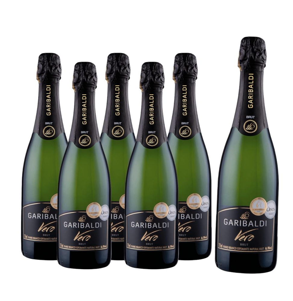 COMPRE 5 LEVE 6: Espumante Garibaldi Vero Brut 750ml