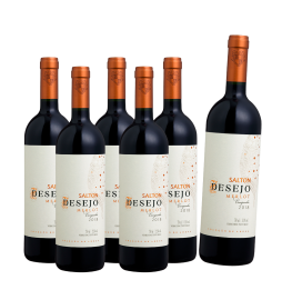 COMPRE 5 LEVE 6: Vinho Salton Desejo Merlot 750ml