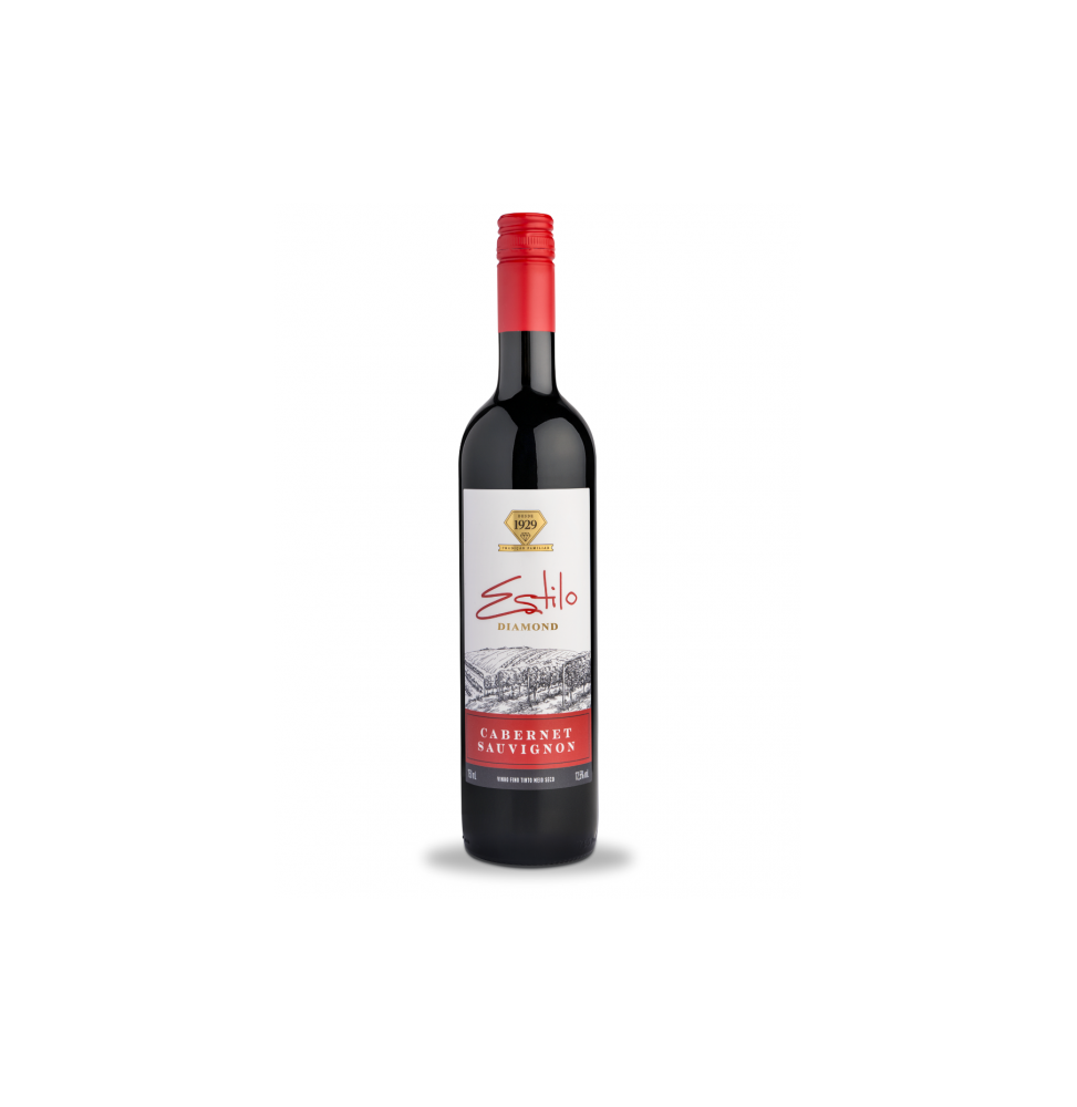Vinho Fino Tinto Meio Seco Estilo Diamond Cabernet Sauvignon 750ml