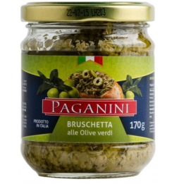 Bruschetta alle Olive Verdi Paganini 170G
