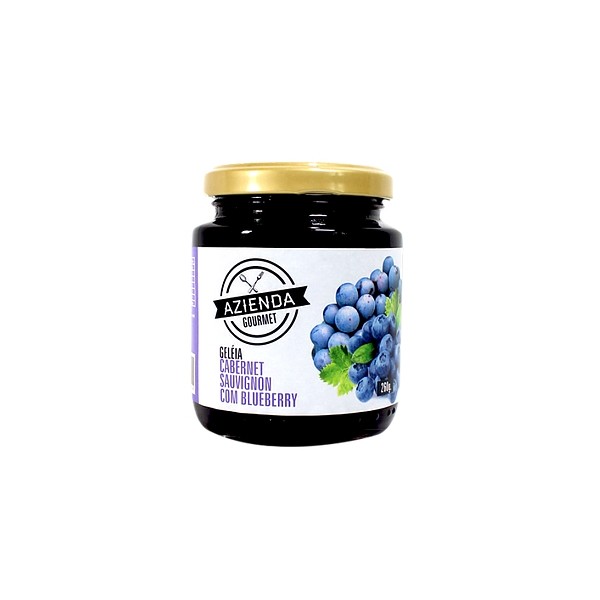 Geleia Azienda Gourmet Cabernet sauvignon com Blueberry 260g
