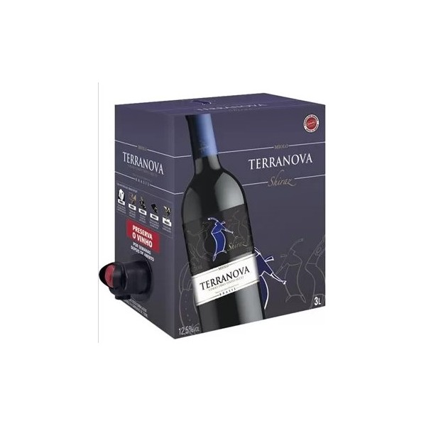 Vinho Terranova Bag in Box Shiraz 3L