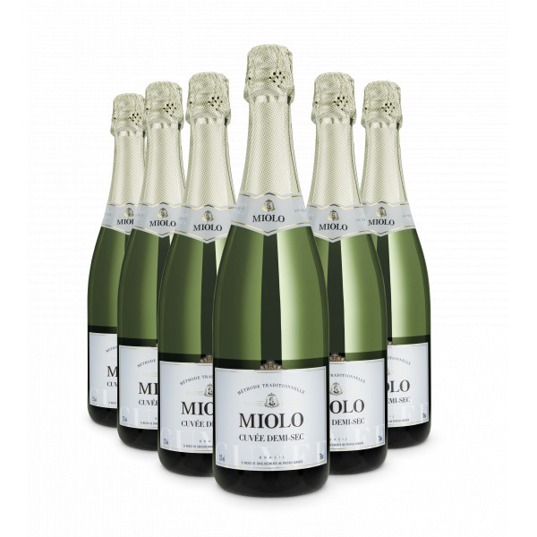 Pack Espumante Miolo Cuvée Tradition Demi-Sec 750ml