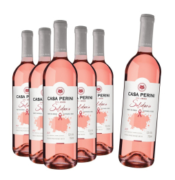 Compre 5 Leve 6: Vinho Casa Perini Rosé Solidário 750ml