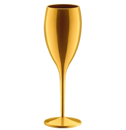 Taça para Espumante 160ml (dourado marmorizado)