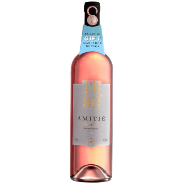 Vinho Amitié Rosé Merlot 750ml
