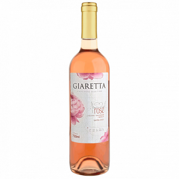 Vinho Giaretta Rosé Cabernet Sauvignon/Merlot 750ml