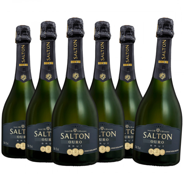 Compre 5 Leve 6: Espumante Salton Ouro 750ml