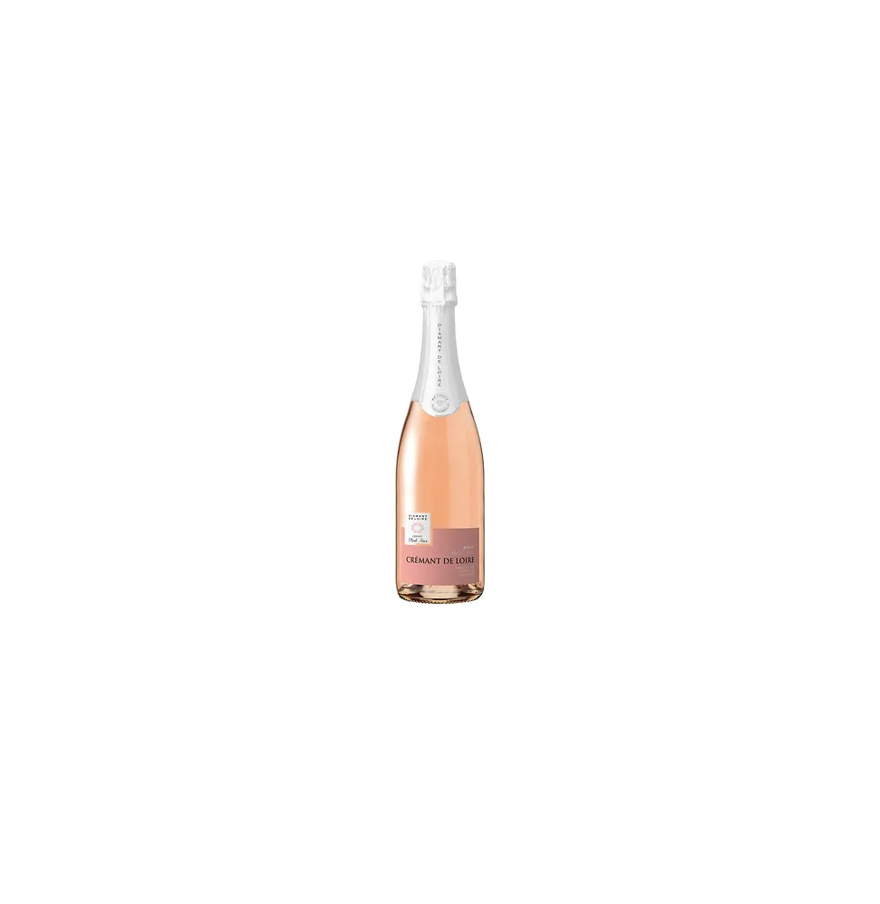 Espumante Crémant de Loire Diamant de Loire Cuvée Pink Star Brut Rosé 750ml