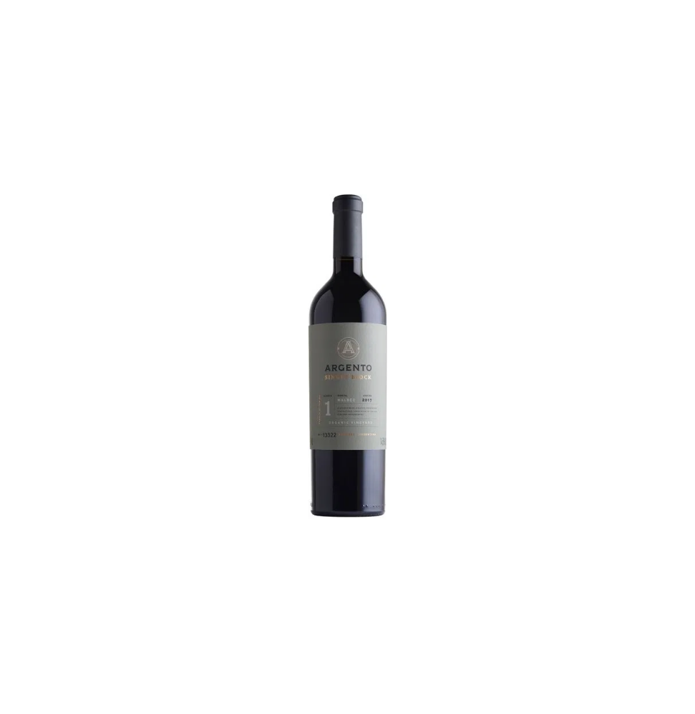 Vinho Argento Single Block Organic Malbec 750ml