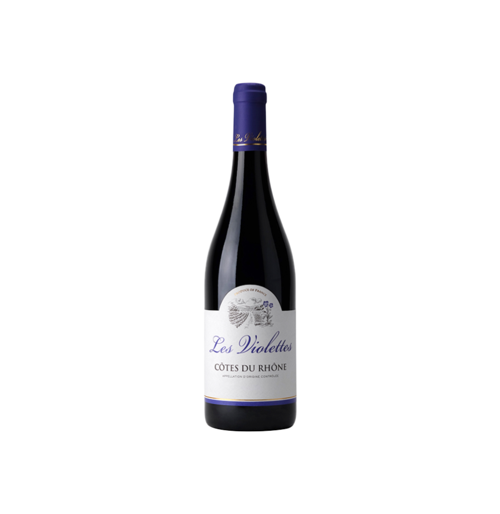 Vinho Les Violettes AOP Moillard Cotês du Rhône 750ml