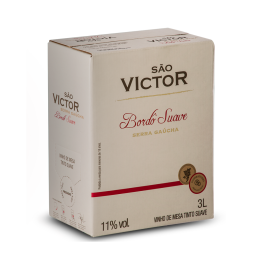 Vinho São Victor Tinto Suave Bag In Box 3L