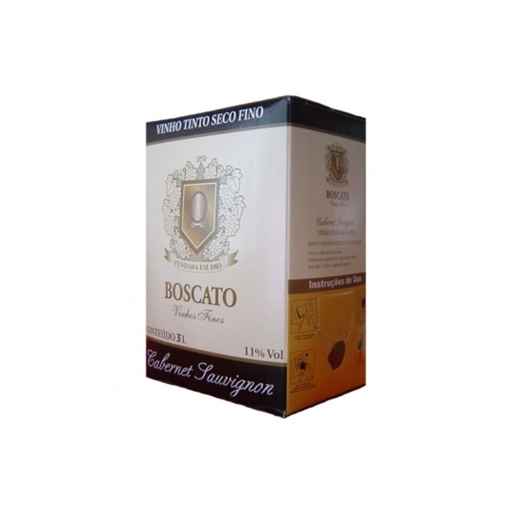 Vinho Boscato Bag In Box Cabernet Sauvignon 3L