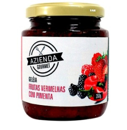 Geleia Azienda Gourmet Frutas Vermelhas Com Pimenta 260g