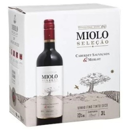 Vinho Miolo Seleção Cabernet & Merlot Bag In Box 3L