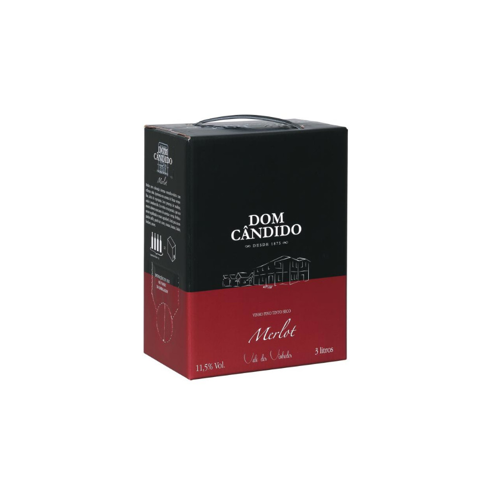 Vinho Bag In Box Dom Cândido Merlot 3L